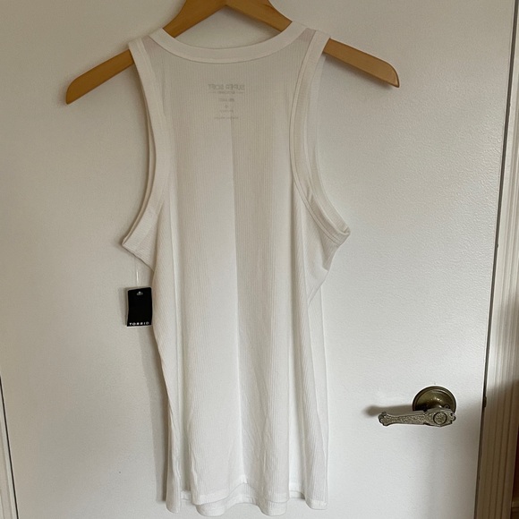 torrid White Ribbed Tank - Crew Neck - Picture 5 of 5